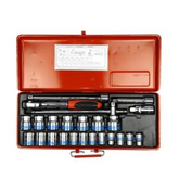 Truliving_Automotive Accessories-Hand Tools & Hardware-Socket Sets & Accessories-TAPARIA S15HXL Socket Set (Pack of 24) | 1/2 inch